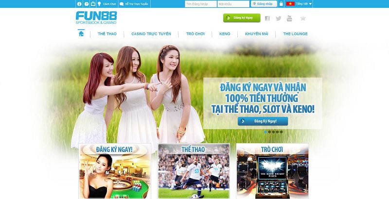 Link truy cập nhà cái Fun88 casino mới nhất