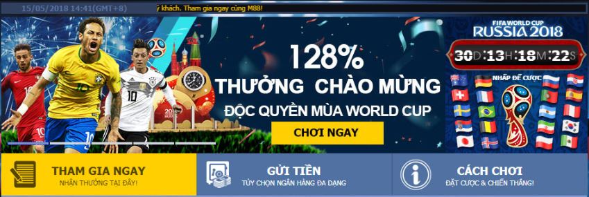 Nhà cái m88 và những khuyến mãi khủng dành cho thành viên cũ và thành viên mới