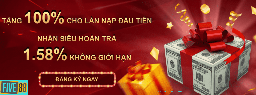 Một số chương trình ưu đãi khủng tại Five88